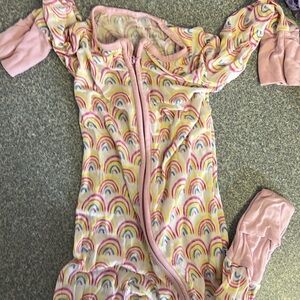 Little Sleepies Pastel Rainbows 3-6 Month